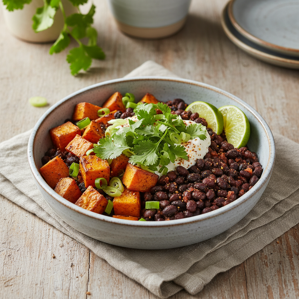 Black Bean & Sweet Potato Bowls