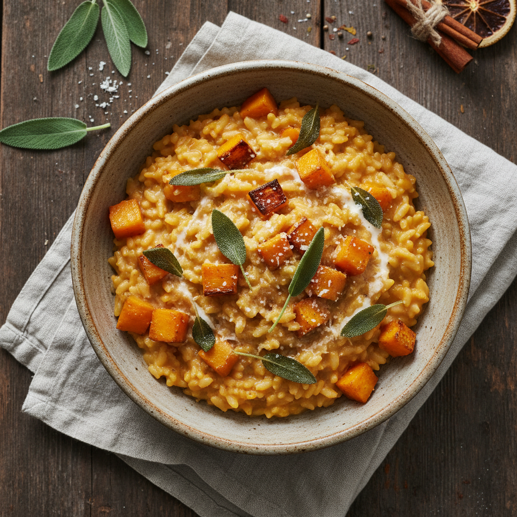 Butternut Squash and Sage Risotto