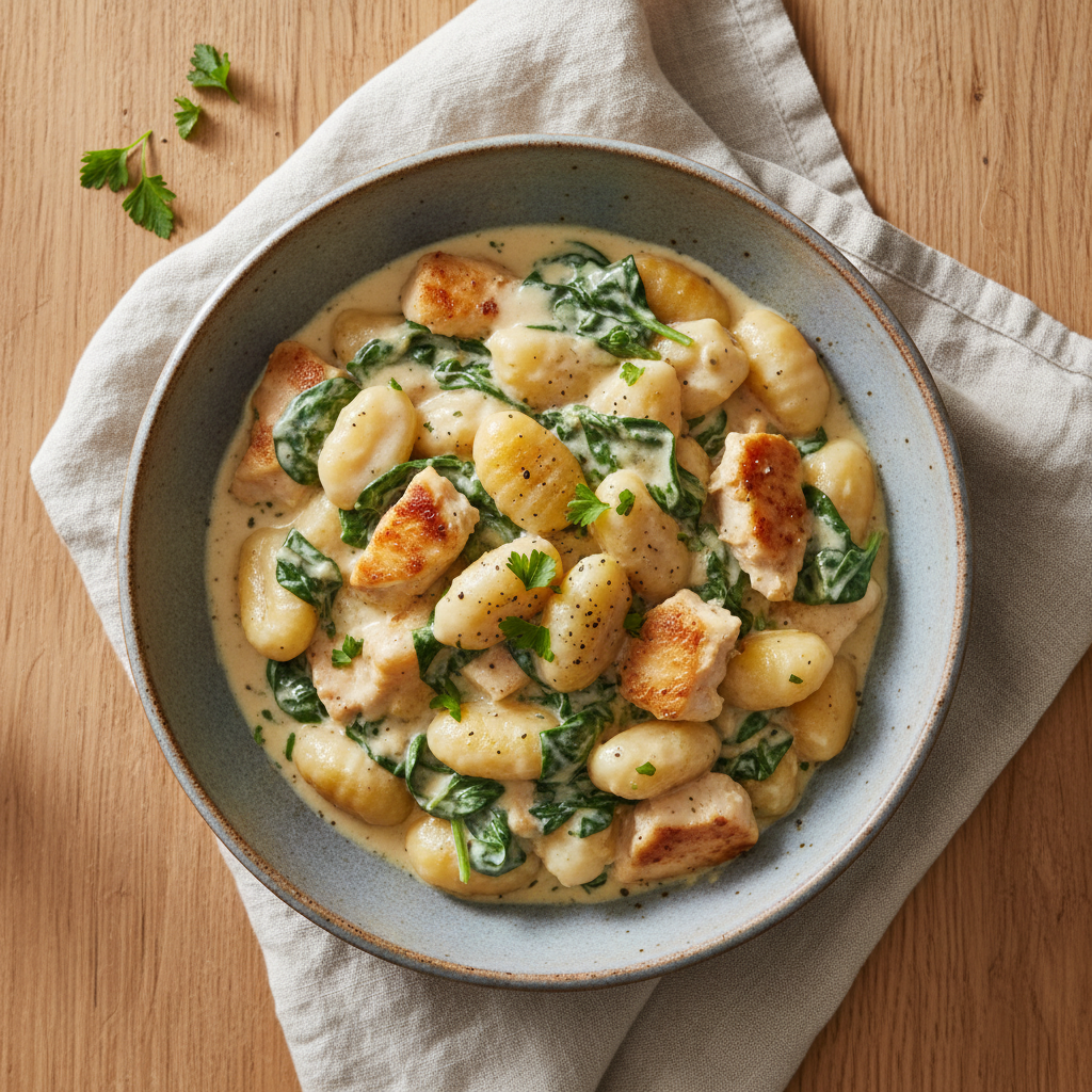 Cozy Creamy Chicken Gnocchi