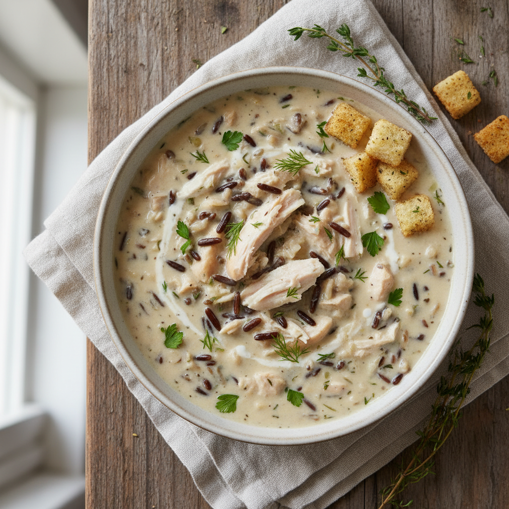Creamy Chicken & Wild Rice Soup