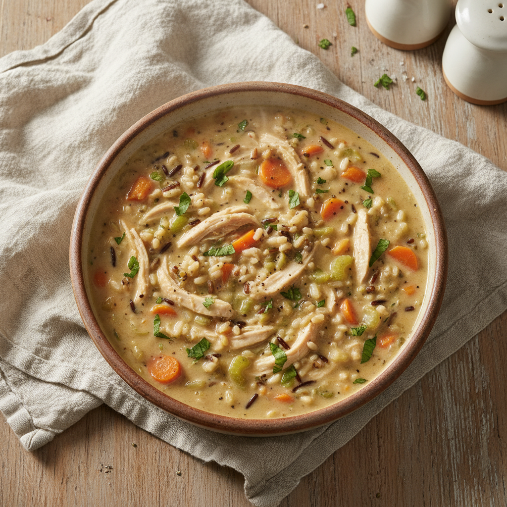 Creamy Chicken & Wild Rice Soup