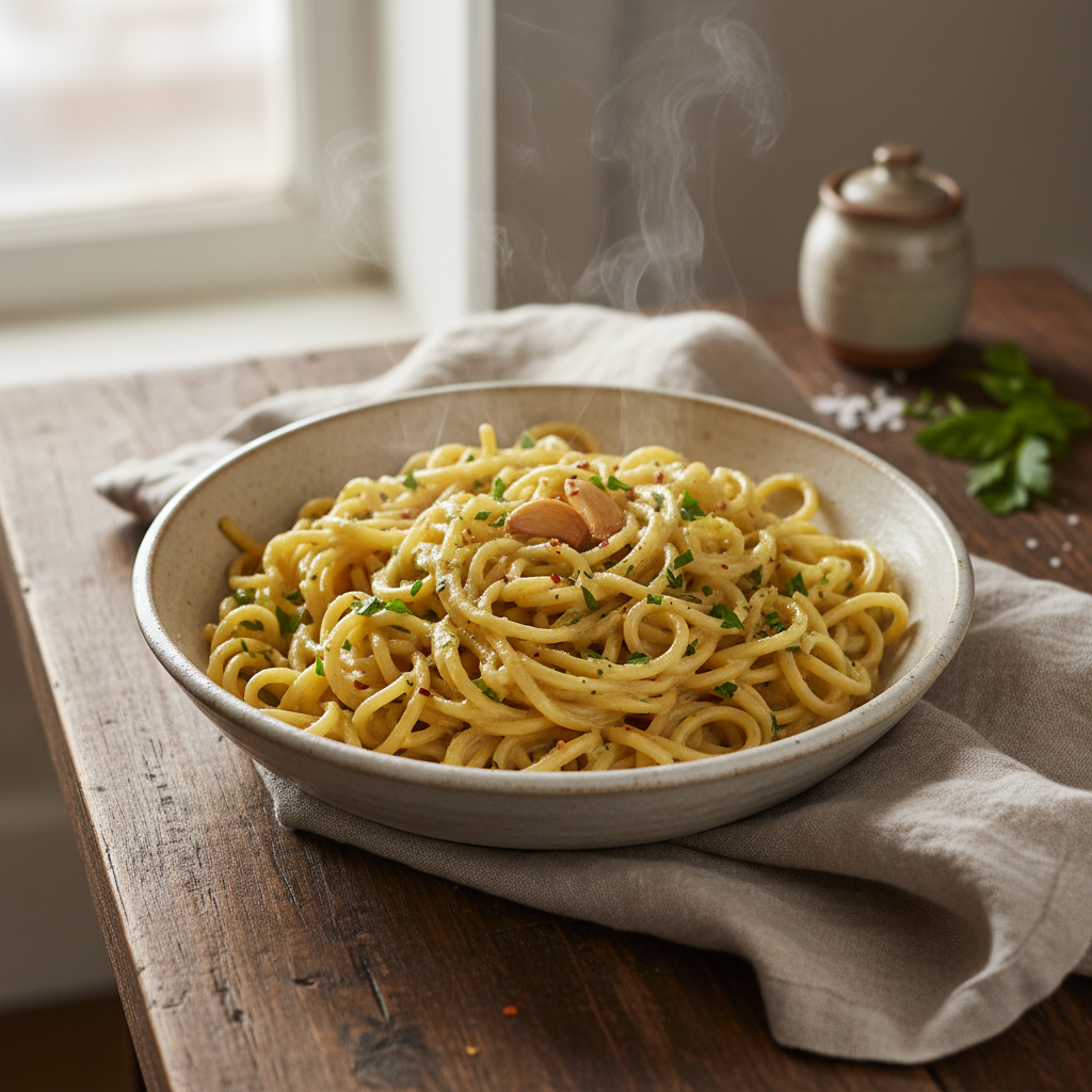 Creamy Garlic Butter Noodles