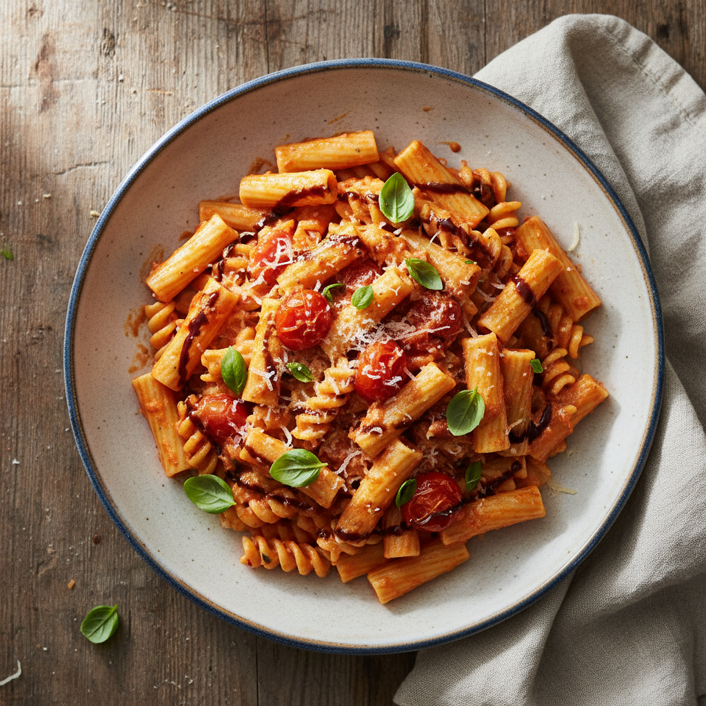 Creamy Tomato Balsamic Pasta