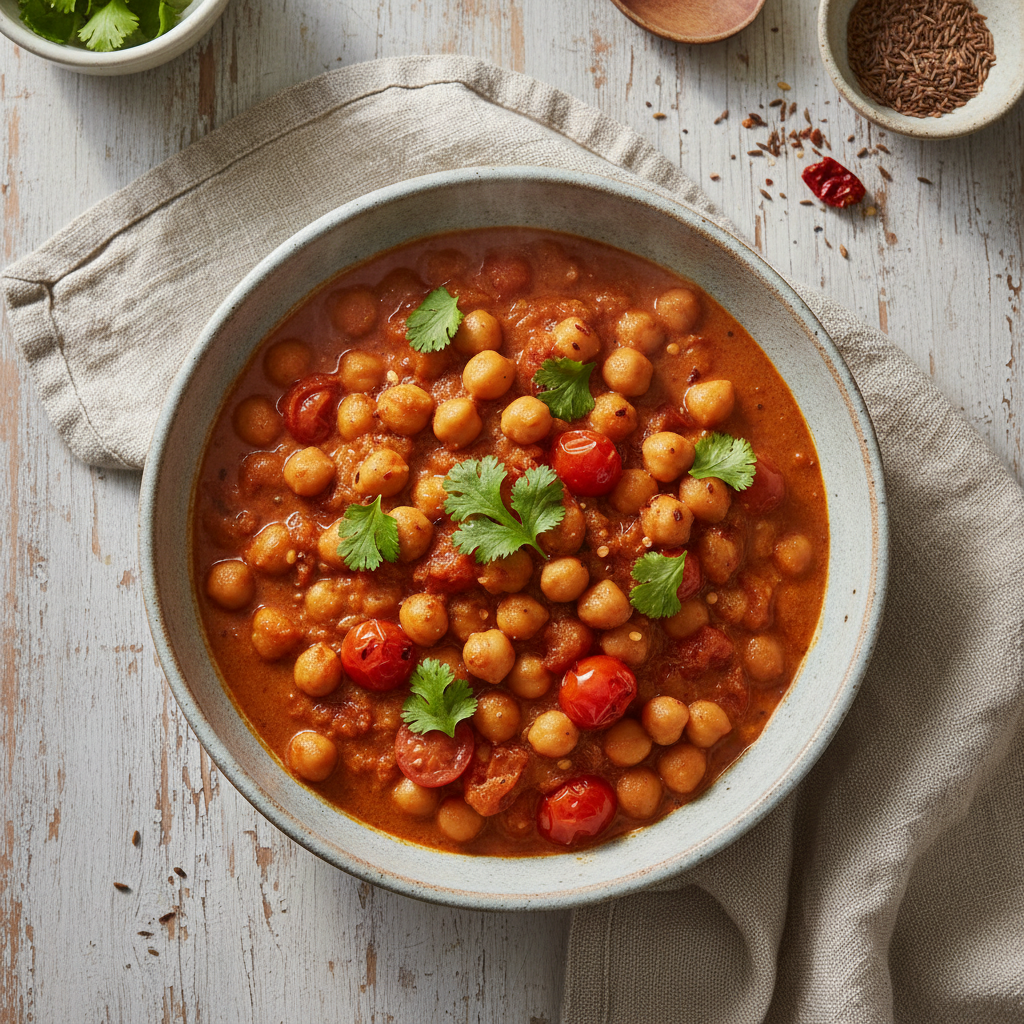 Creamy Tomato Chickpea Curry