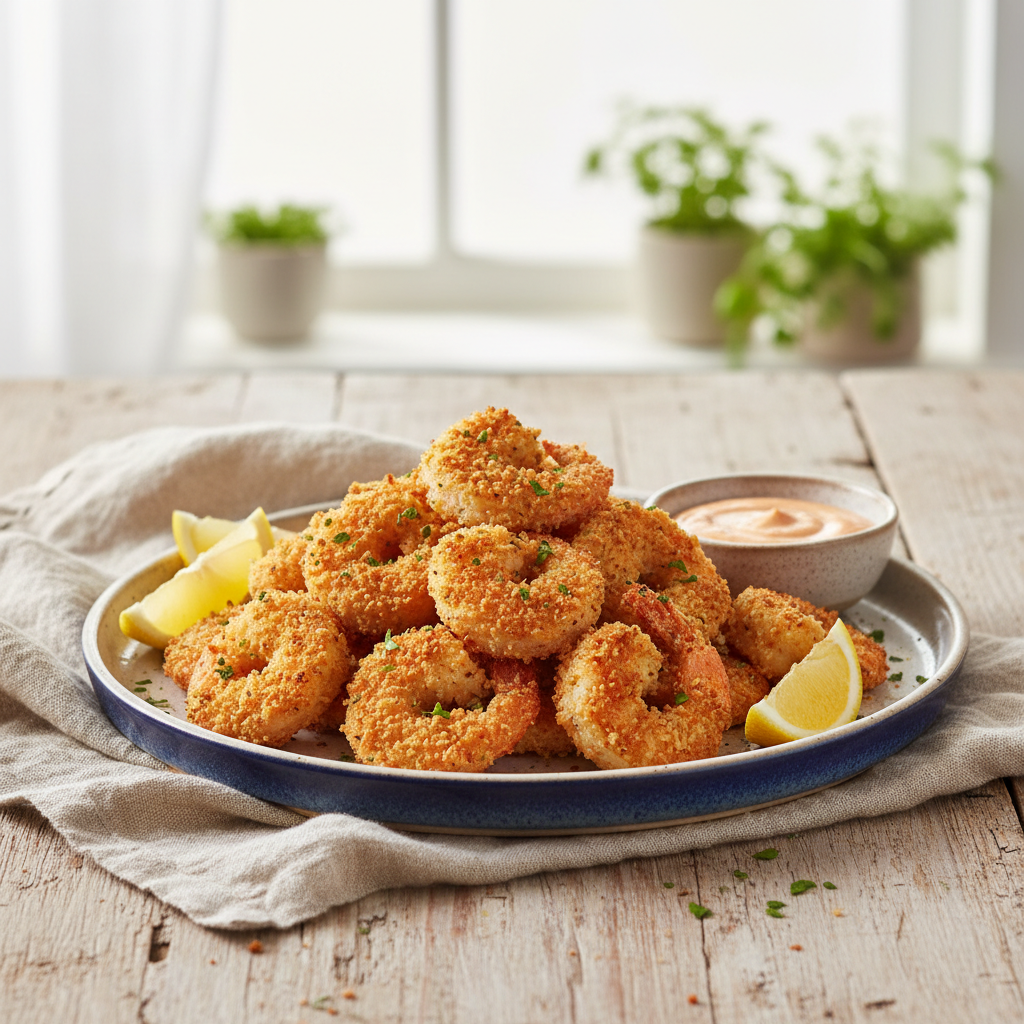 Crispy Baked Panko Shrimp