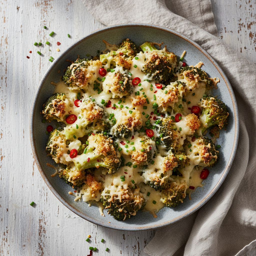 Crispy Parmesan Broccoli Bites