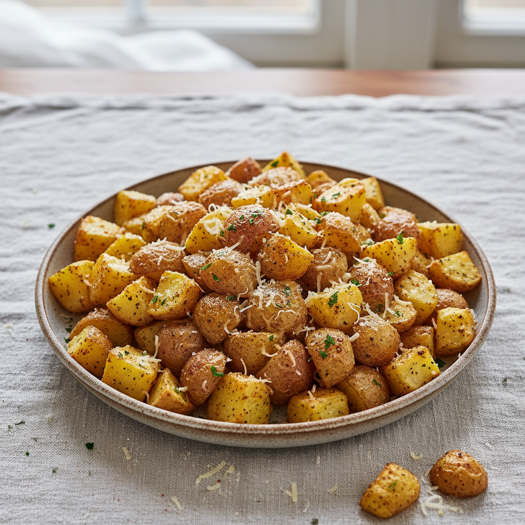 Crispy Parmesan Ranch Potatoes