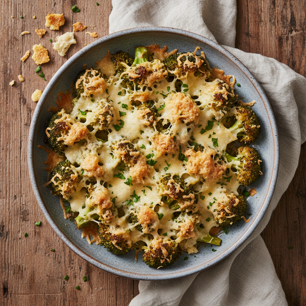 Crispy Parmesan Roasted Broccoli