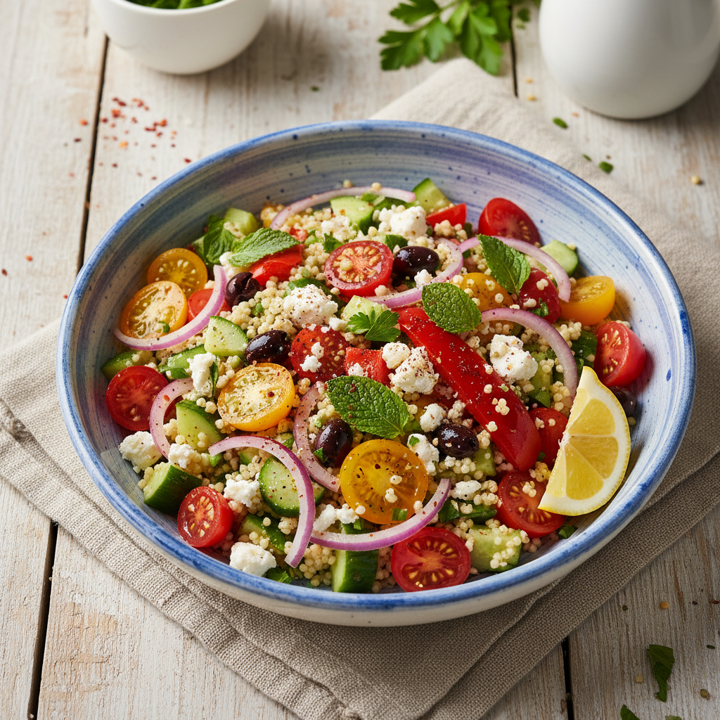 Easy Mediterranean Couscous Salad
