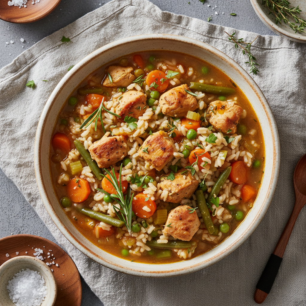 Hearty Chicken and Rice Stew