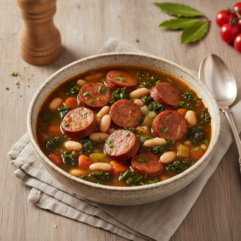 Hearty Sausage and Bean Soup