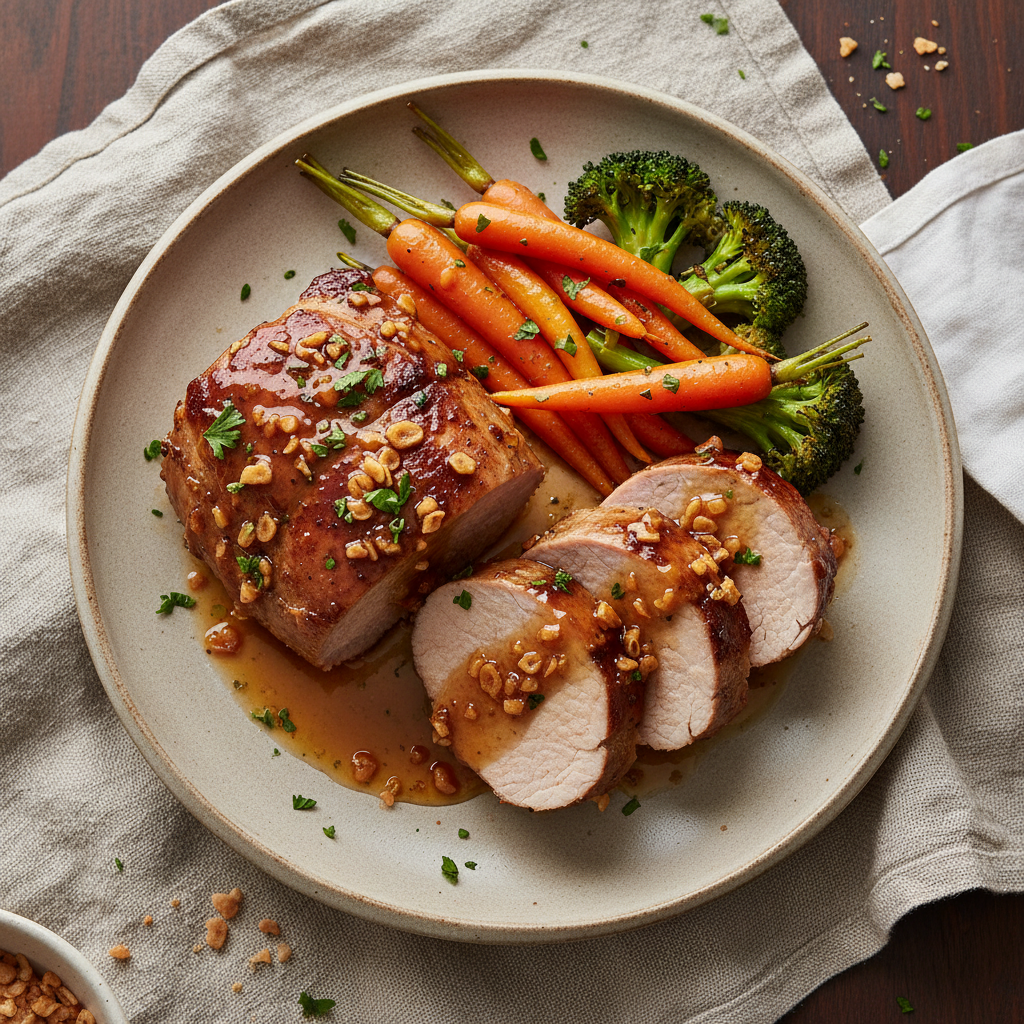 Honey Garlic Pork Tenderloin