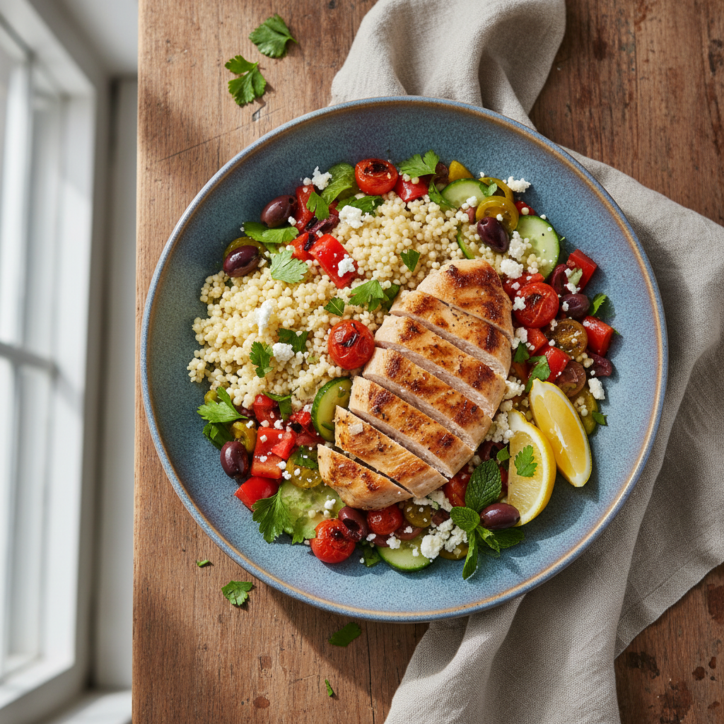 Mediterranean-Inspired Chicken and Couscous