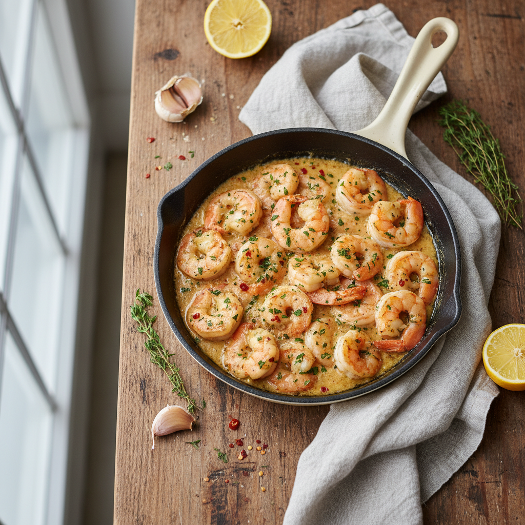 One-Pan Garlic Butter Shrimp