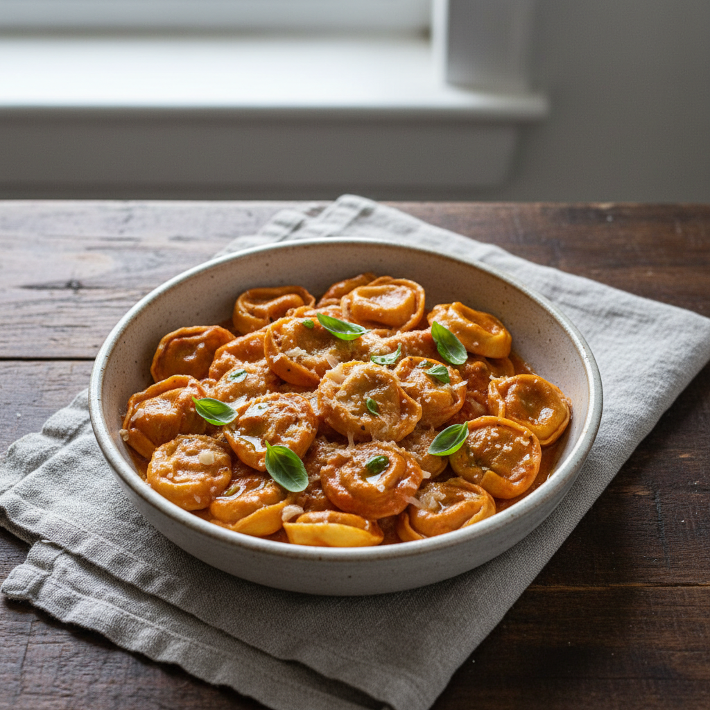 One-Pot Creamy Tomato Tortellini