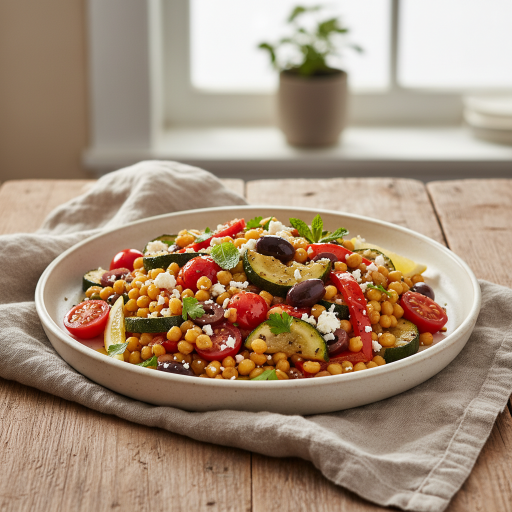 One-Pot Mediterranean Couscous