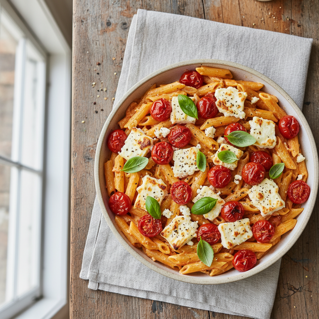 Oven-Baked Feta and Cherry Tomato Pasta