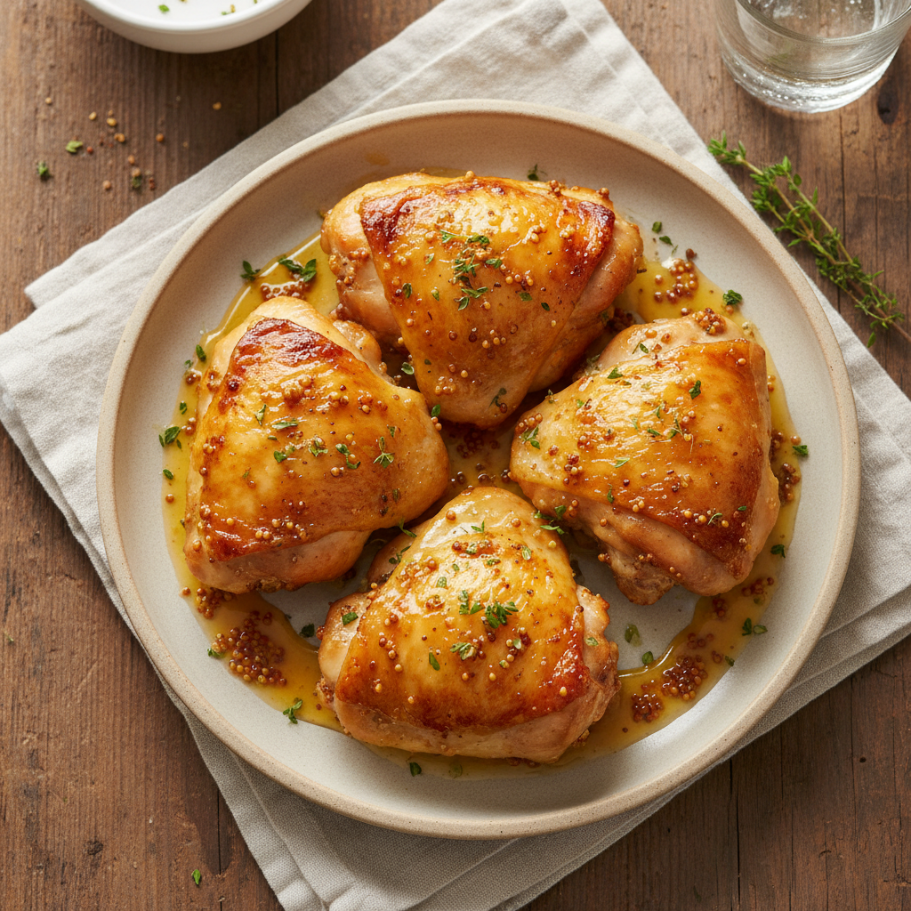 Oven-Baked Honey Dijon Chicken