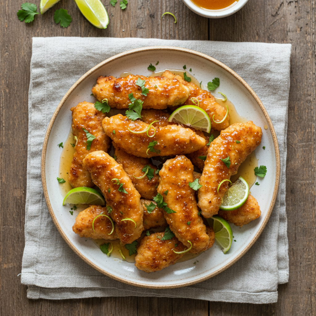 Oven-Baked Honey Lime Chicken Tenders