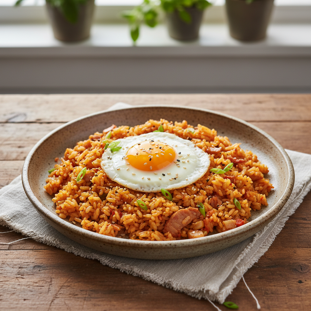 Quick Kimchi Fried Rice