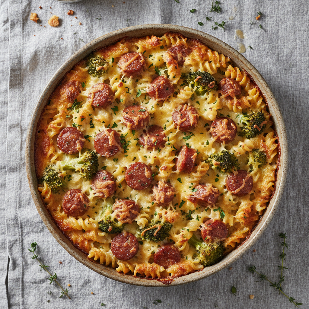 Savory Sausage and Broccoli Bake