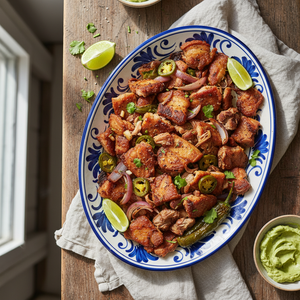 Sheet Pan Crispy Pork Carnitas