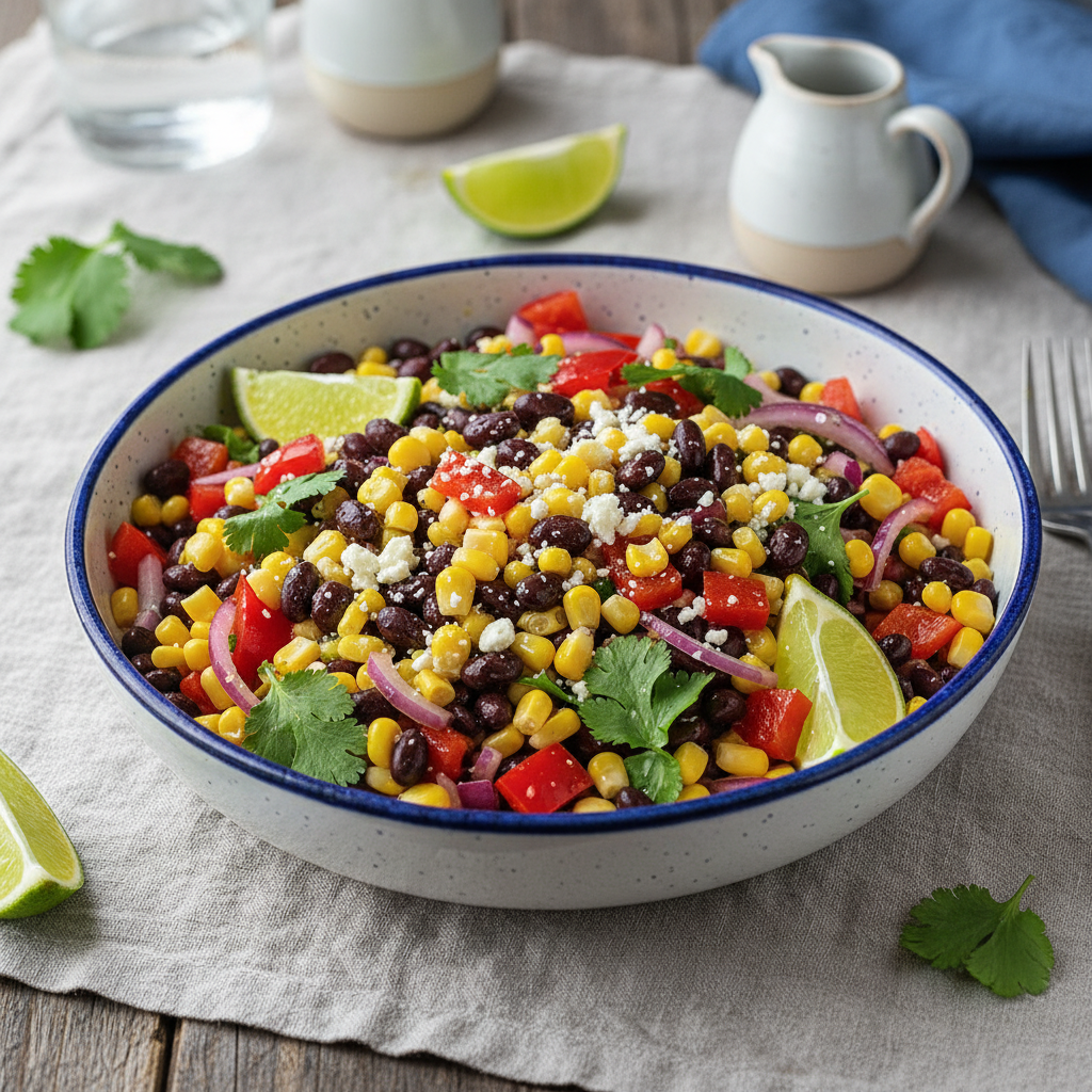 Speedy Black Bean & Corn Salad