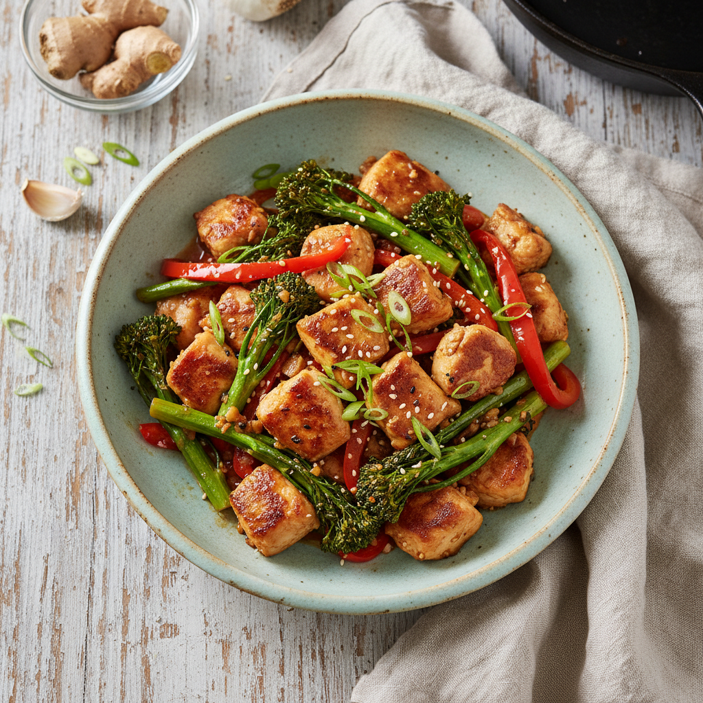 Speedy Chicken and Broccolini Stir-Fry