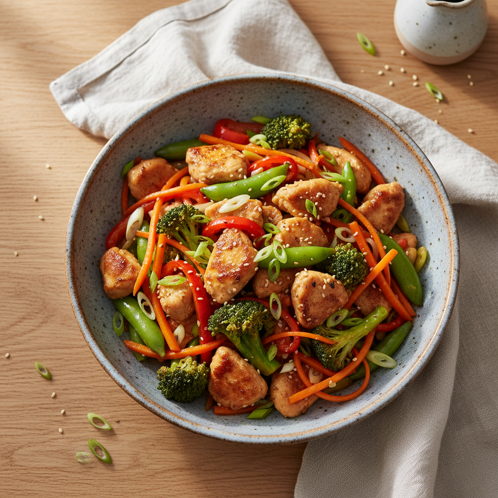 Speedy Chicken & Veggie Stir-Fry