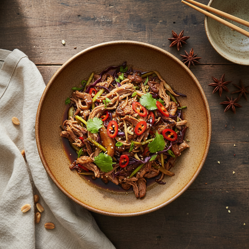Speedy Saucy Pork and Cabbage