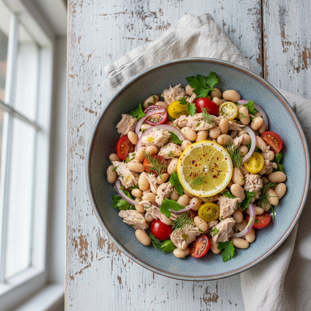 Speedy White Bean & Tuna Salad