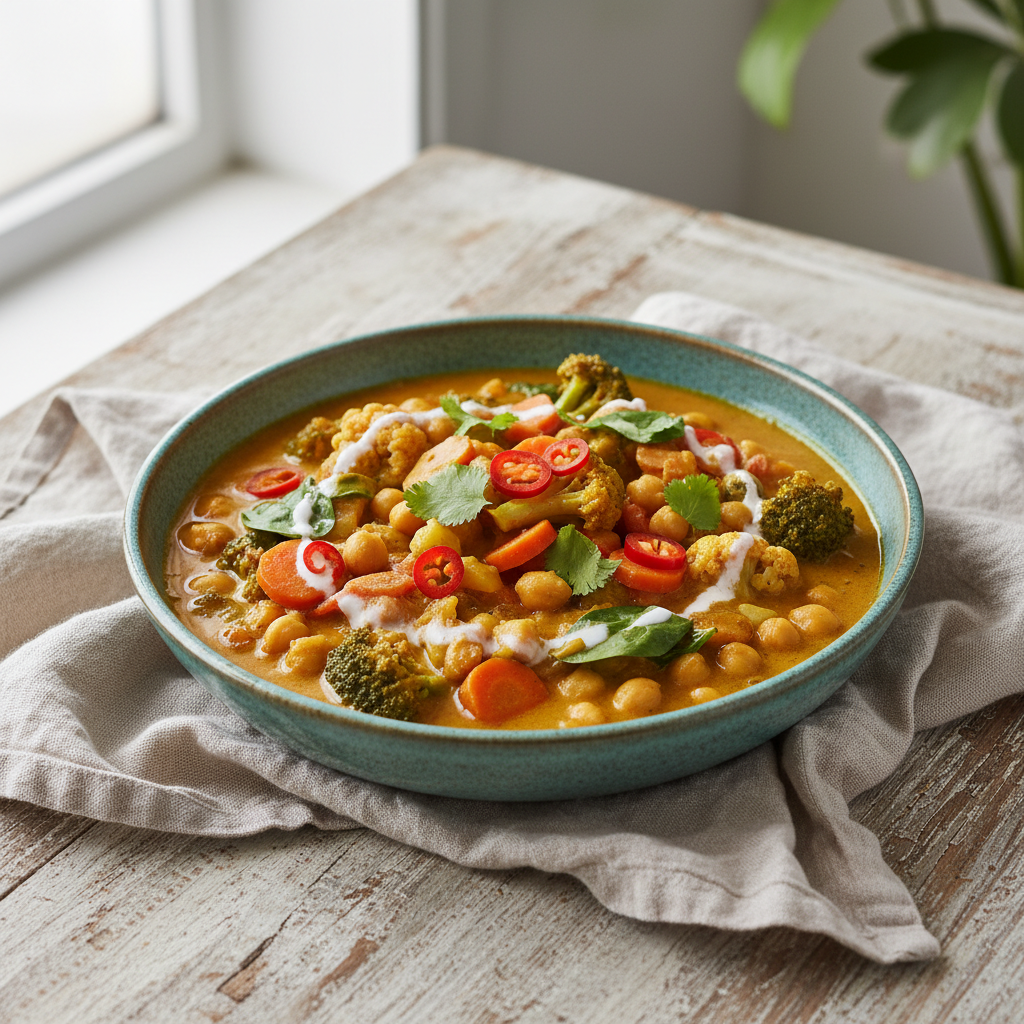 Weeknight Chickpea and Vegetable Curry